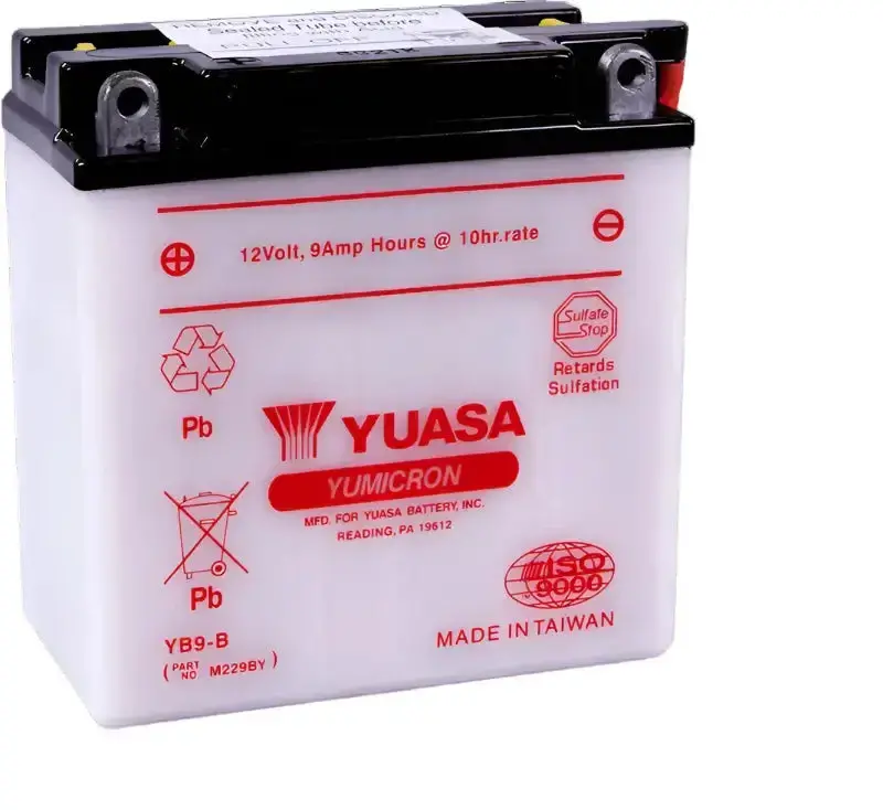 Yuasa Yb9-B Powersport Battery – $10 Core Deposit 1
