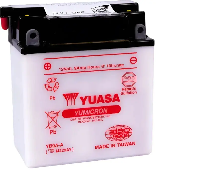 Yuasa Yb9A-A Powersport Battery – $10 Core Fee 1