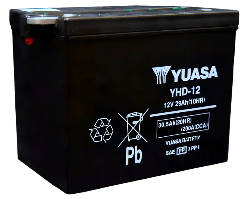 Yuasa Yhd-12 Powersport Motorcycle Battery – $10 Core Fee 1