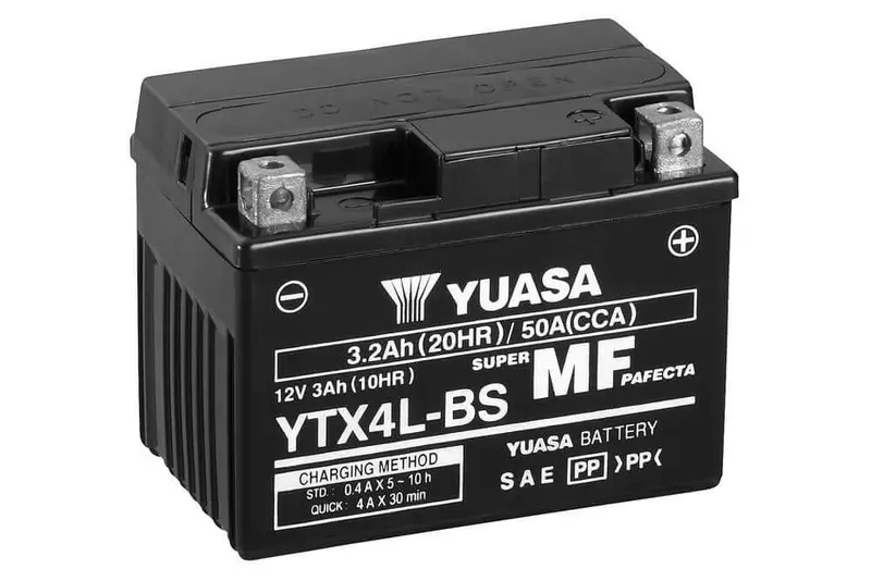 Yuasa Ytx4L Powersport Battery – $10 Core Fee 1