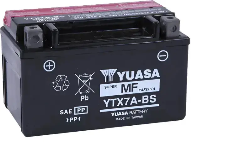 Yuasa Ytx7A — Agm Powersport Battery With $10 Core Deposit 1