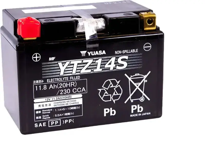 Yuasa Ytz14S Powersport Battery – $10 Core Charge 1