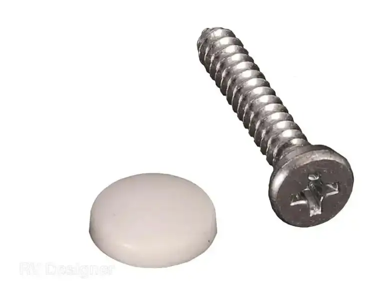 14Pk Dash Mounting Screws With Decorative Caps 1