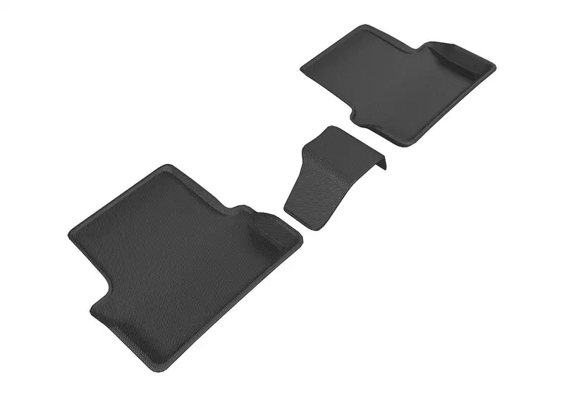 3D Maxpider Kagu Black 3-Piece 2Nd-Row Floor Mats (Model L1Bc03221509) 1