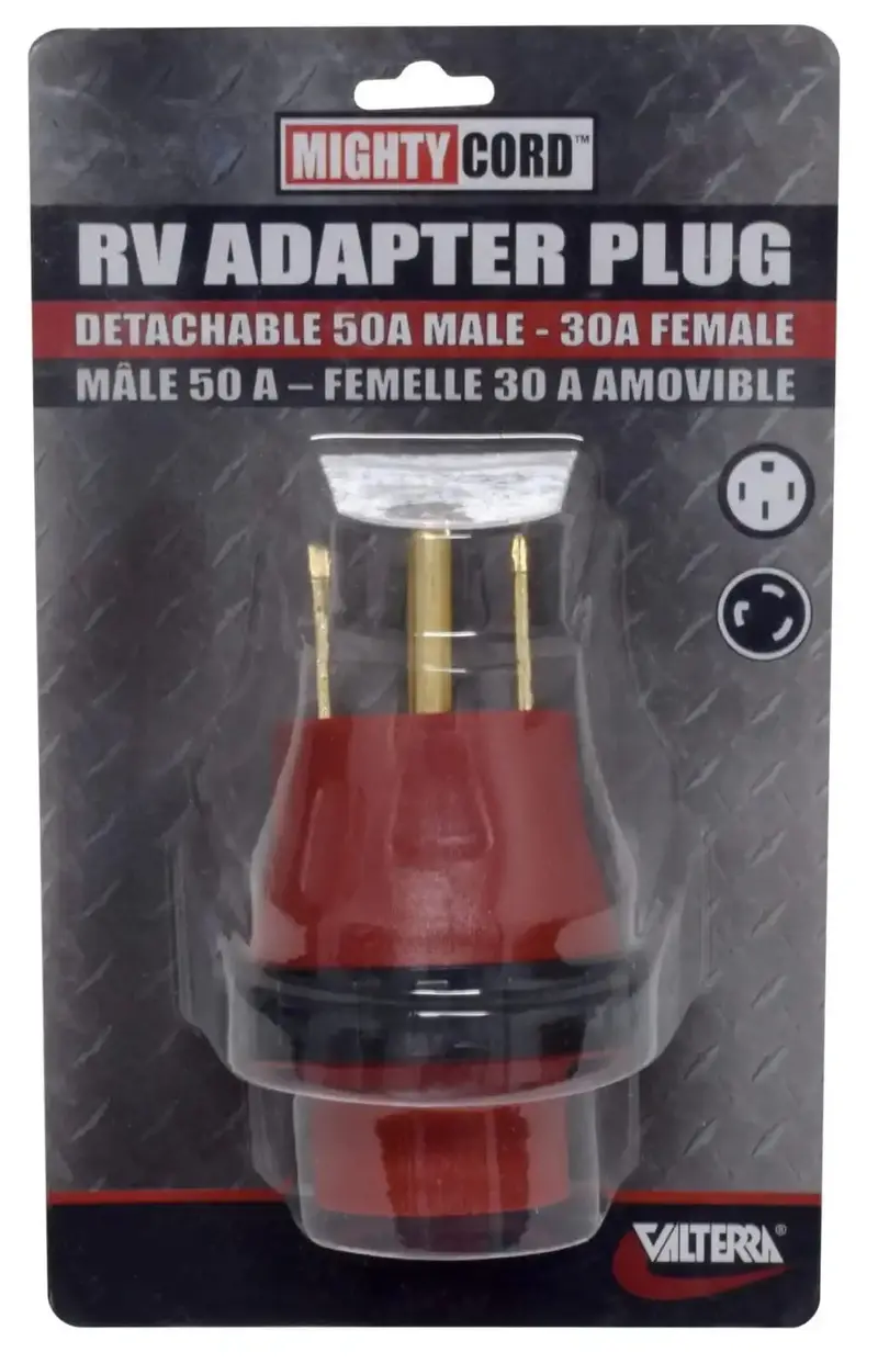 50-Amp To 30-Amp Rv Power Adapter Plug – Heavy-Duty Nema 14-50 To Tt-30 Converter 1