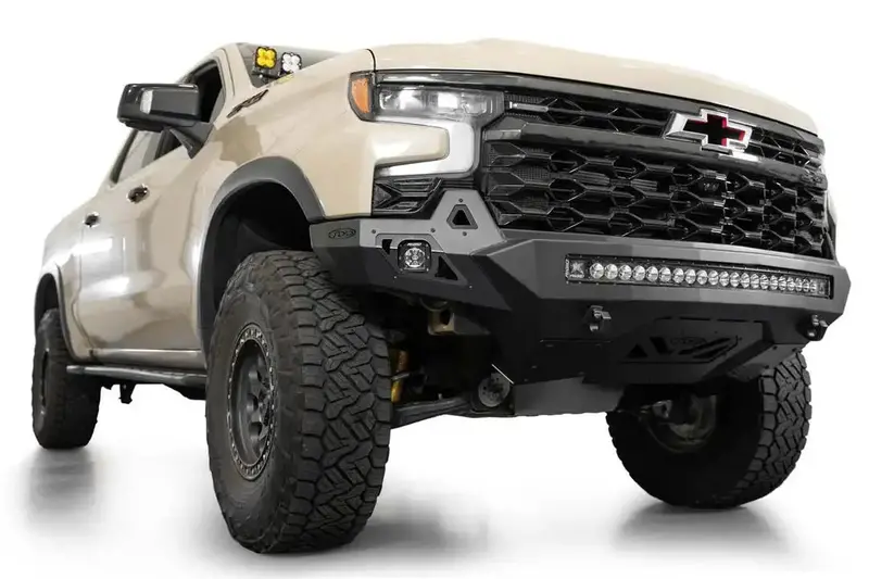 A.Desert Des F120083030103 Stealth Fighter Front Bumper For 2022+ Chevrolet Silverado 1500 Zr2 1