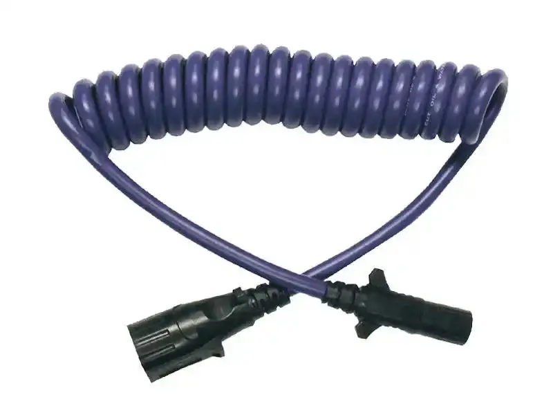 Blue Ox Bx88254 Coiled 7-Pin To 4-Wire Trailer Extension Cable For Motorhome 7-Way Connectors 1