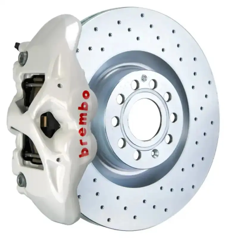 Brembo Gt Big Brake Kit For Audi Tt (2007–2015) – Front Drilled Rotors (345X30Mm), 4-Piston Calipers 1