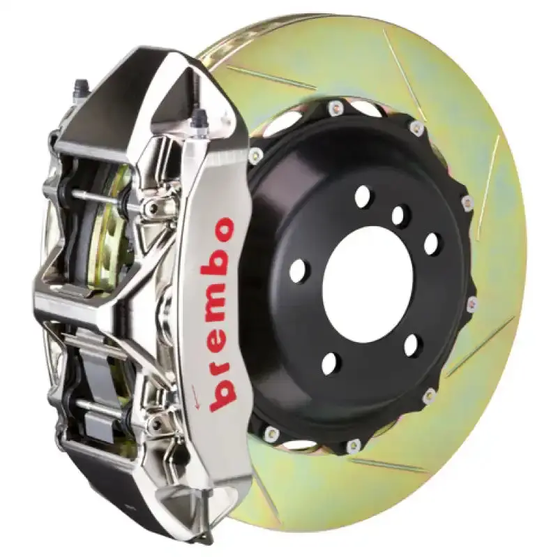 Brembo Gtr Big Brake Kit For 2013–2017 Audi Q5 – 6-Piston Billet Calipers, 380X32Mm Slotted Nickel-Coated Rotors 1