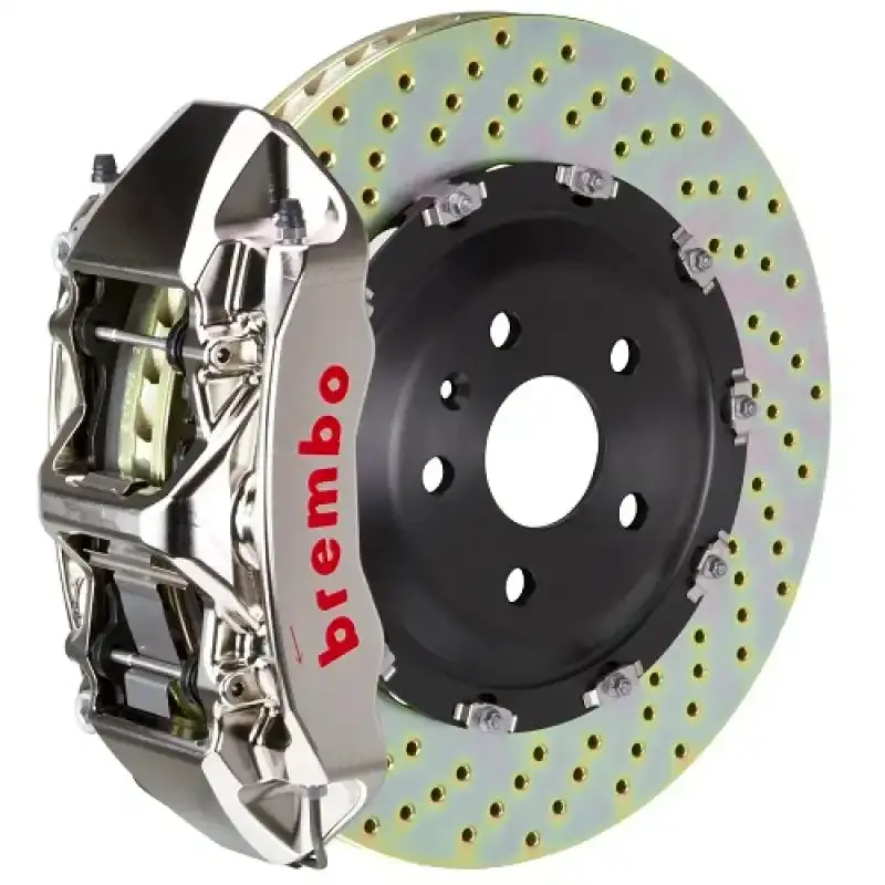 Brembo Gtr Big Brake Kit For 2019–2022 A-Class (Non-Amg) – Front 6-Piston Calipers With Drilled 365X34Mm Two-Piece Rotors 1