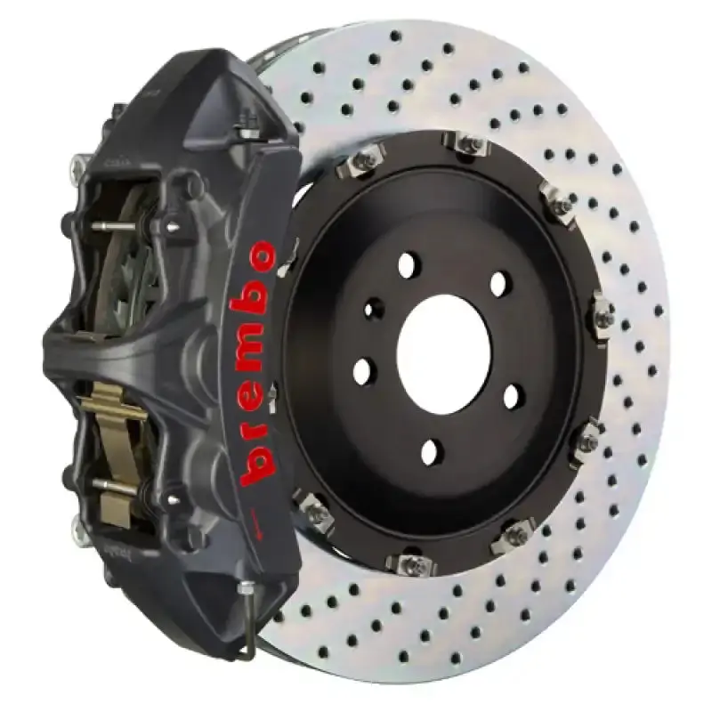 Brembo Gts Big Brake Kit – Front 6-Piston Calipers, 405X34Mm Drilled Rotors For 2009–2015 Bmw 7-Series 1