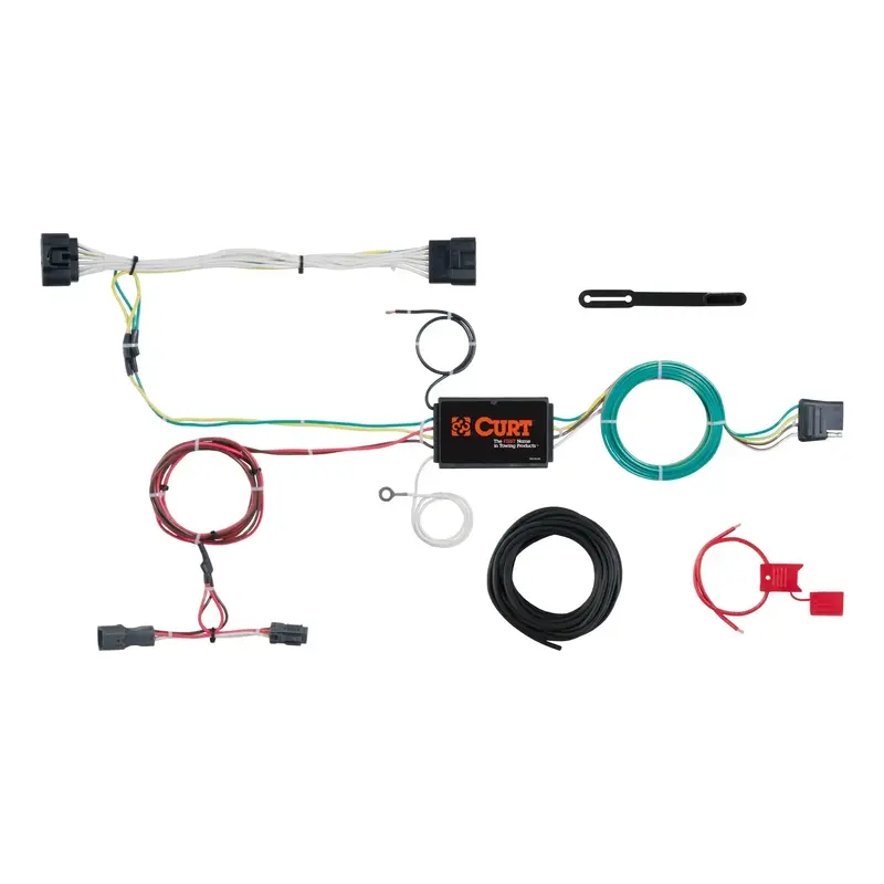Curt 56251 Custom 4-Way Flat Trailer Wiring Harness For Select Kia Sportage Models 1