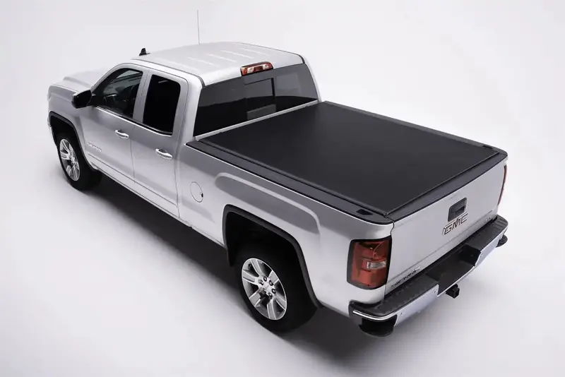 Enthuze Actent04800414 Soft Folding Tonneau Cover – Roll-Up Design For Pickup Trucks 1