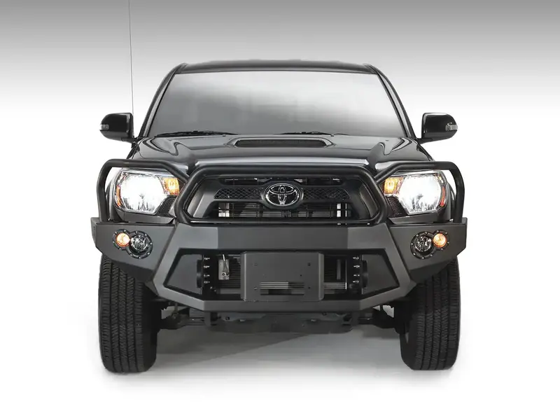 Fab Fours Tt12-B1650-B Heavy-Duty Winch-Ready Front Bumper – Reinforced Steel Construction 1