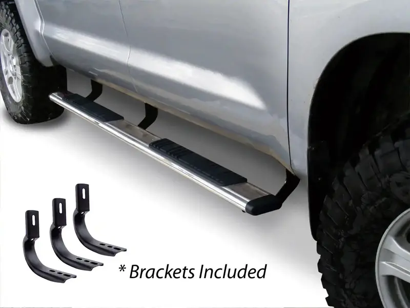 Go Rhino 685409980Ps Oe Xtreme Low-Profile Side Steps – Includes Mounting Hardware Kit 1