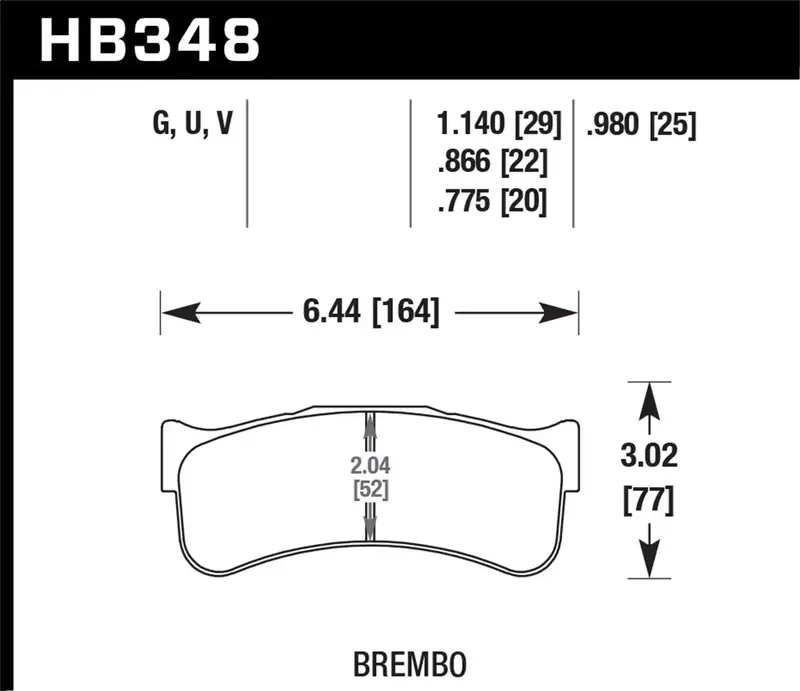 Hawk Performance Er-1 High-Performance Disc Brake Pads – Compatible With Brembo Calipers 1