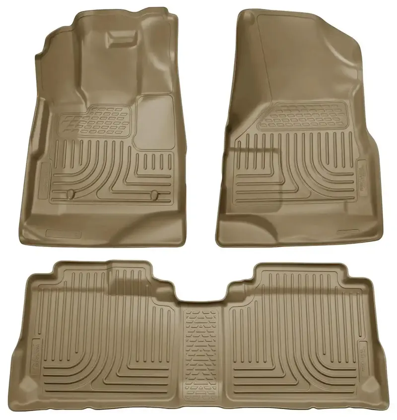 Husky Liners 98143 Custom-Fit Front And Second-Row Floor Mat Set 1