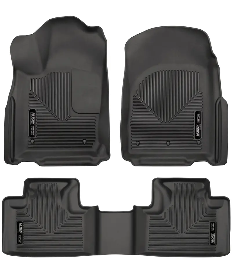 Husky Liners 99151 Weatherbeater Floor Mat Set – Front & Second Row For Dodge Durango 1