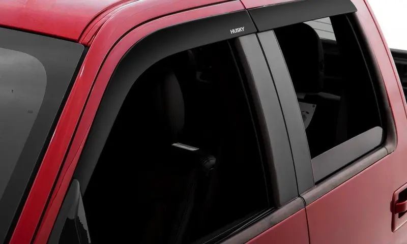Husky Liners Low-Profile Smoke Vent Visors – Outside-Mount Deflectors (4-Piece Set) 1