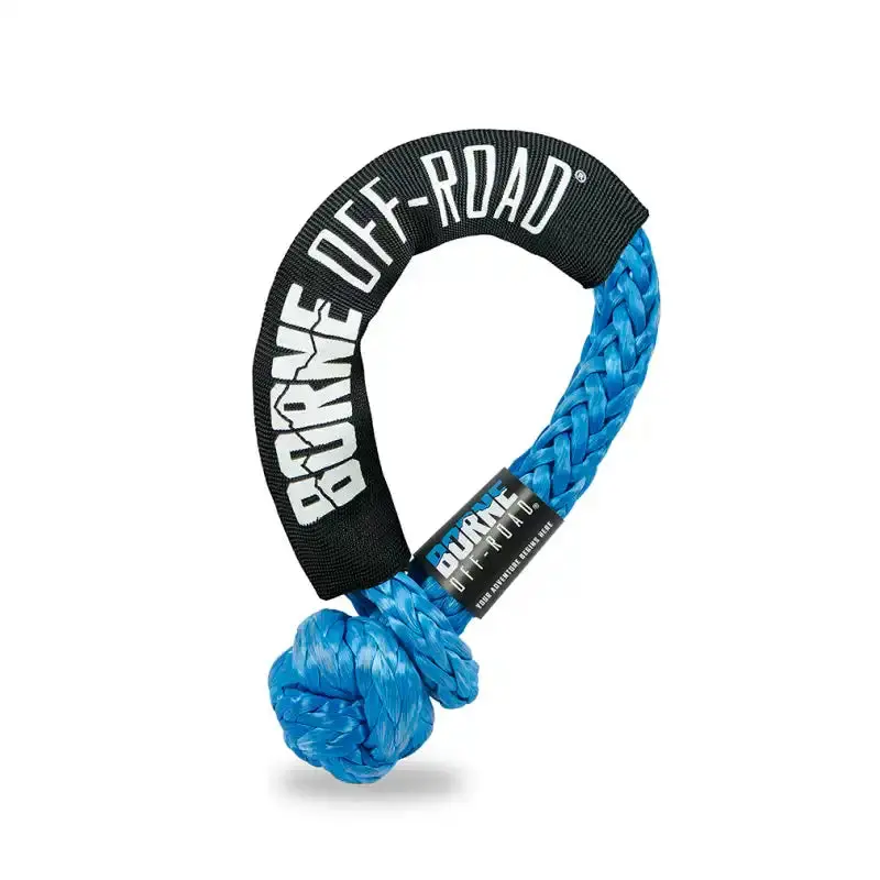 Mishimoto Soft Shackle – 7/16" X 20", Blue Dyneema® Construction For Off-Road Recovery 1