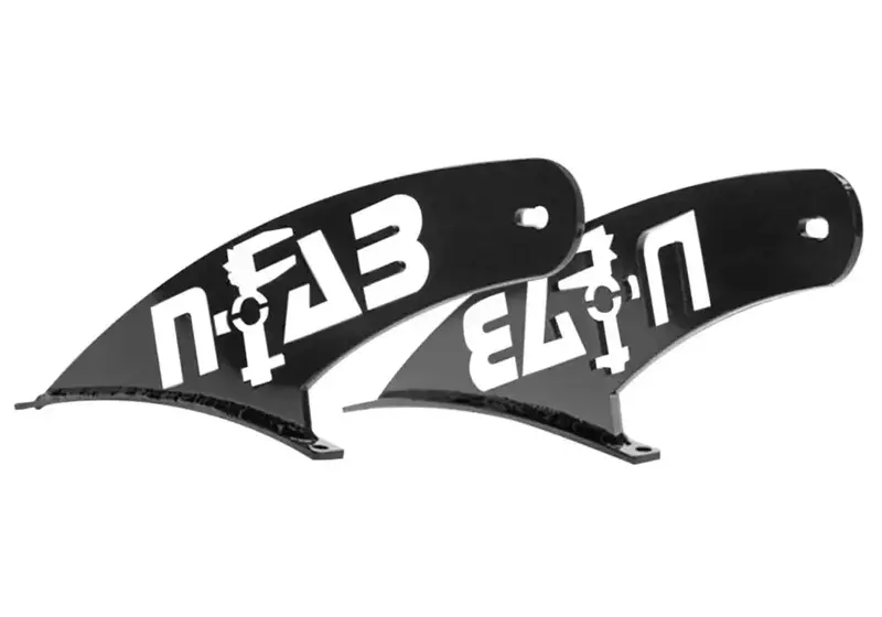 N-Fab C8850Lr Gloss Black Light Mount Roof Brackets For 1988–1998 Gm Ck Trucks 1