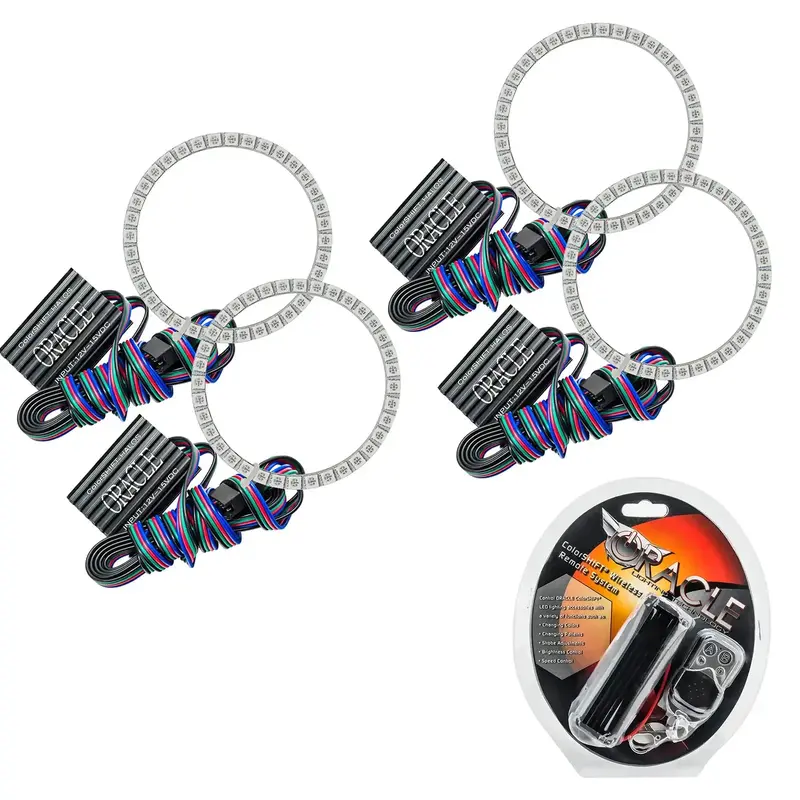 Oracle Lighting 2308-330 Halo Ring Emitter Kit For Custom Headlight Styling 1