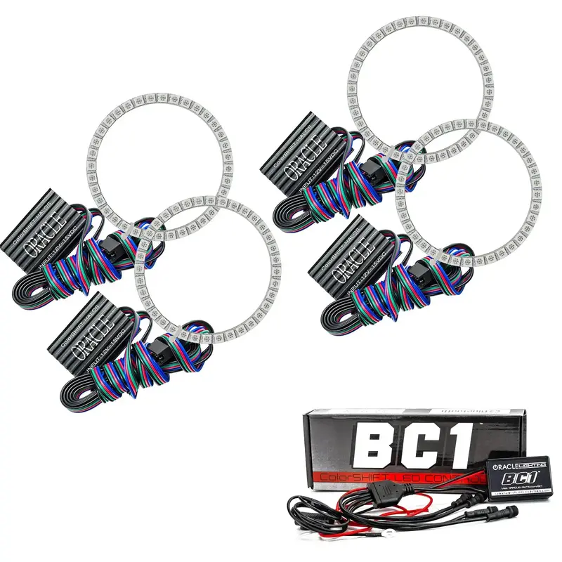 Oracle Lighting Colorshift Halo Kit – Rgbw Led Ring Assembly With Bluetooth App Control (Model Bc1) 1