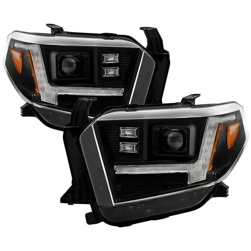 Spyder Signature 5088802 Projector Headlights With Switchback Sequential Led Turn Signals – Black Finish 1