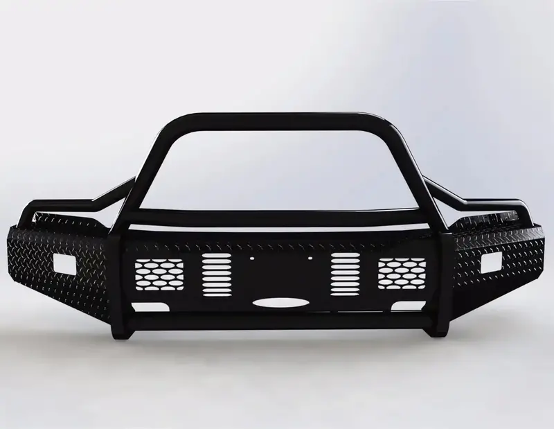 Summit Bullnose Front Bumper – Heavy-Duty Steel Design With Factory Tow Hook Retention 1