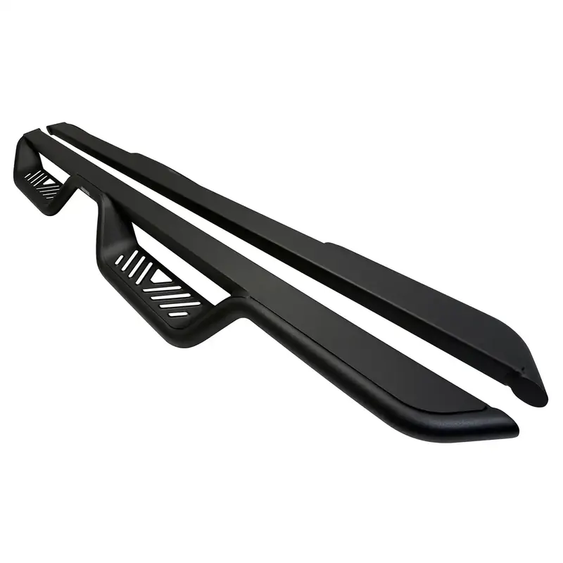 Westin Outlaw Nerf Step Bars – Textured Black, Drop Mount, 4-Door Fitment 1